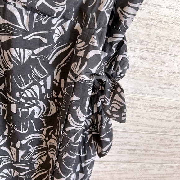 Nine West Floral Grey Sundress | SIZE L - Picture 4 of 6